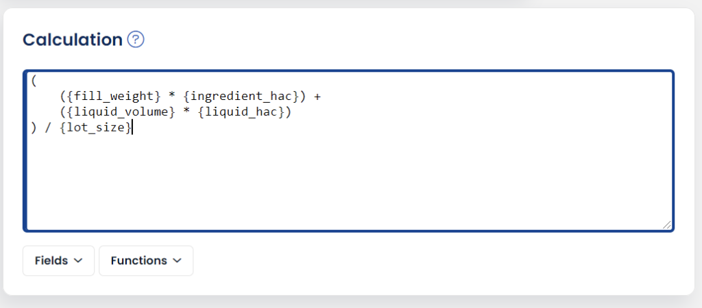 AlisQI's expression engine enables manufacturers to implement rich logic in their analyis sets