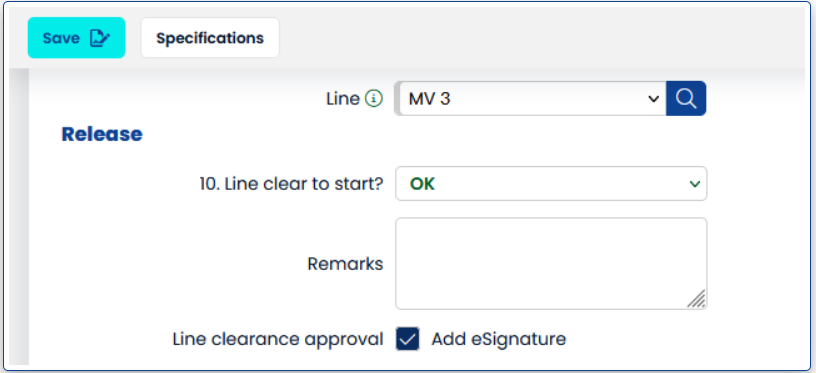 AlisQI esignature feature - adding eSignature